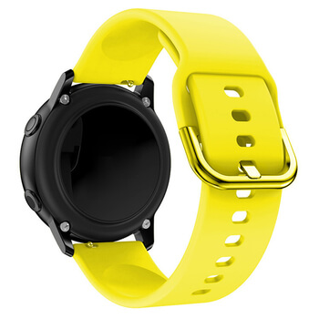 Silikonový řemínek pro chytré hodinky Samsung Galaxy Watch 4 40 mm - žlutý