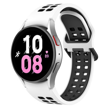 Sportovní silikonový řemínek pro chytré hodinky Samsung Galaxy Watch 4 40 mm - černý