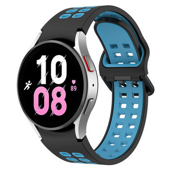 Sportovní silikonový řemínek pro chytré hodinky Samsung Galaxy Watch 6 Classic 47 mm - modrý