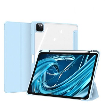 2v1 Smart flip cover + zadní silikonový ochranný obal s držákem na pero pro Apple iPad 10.2" 2019 (7. generace) - světle modrý