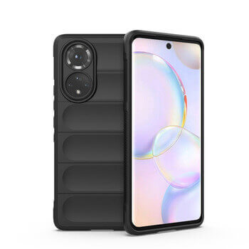 Protiskluzový silikonový ochranný kryt pro Honor 90 5G - černý