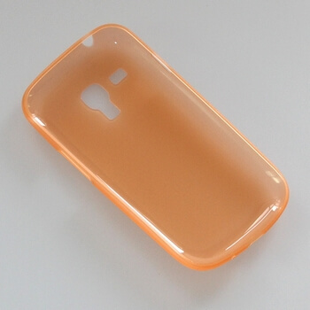 Ultratenký plastový kryt pro Samsung Galaxy S3 III mini - oranžový