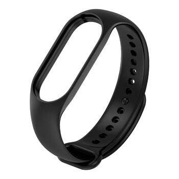 Silikonový řemínek pro chytré hodinky Xiaomi Mi Band 3 - černý