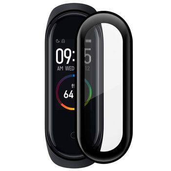 3D ochranné tvrzené sklo s rámečkem pro Xiaomi Mi Band 3 - černé