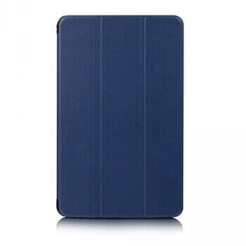 2v1 Smart flip cover + zadní plastový ochranný kryt pro Samsung Galaxy Tab S9 - tmavě modrý