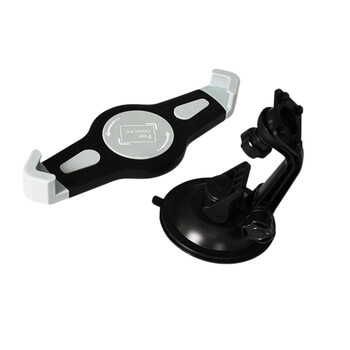 Univerzální držák do auta s přísavkou pro tablety šedý