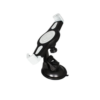 Univerzální držák do auta s přísavkou pro tablety šedý