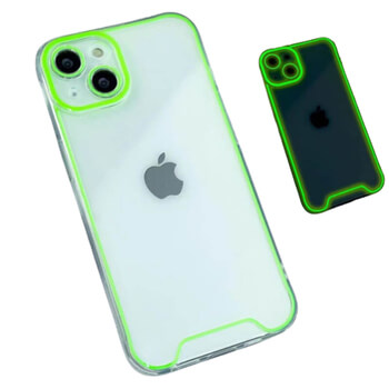 Svítící ochranný obal pro Apple iPhone 13 Pro Max - zelený