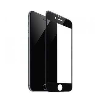 3D ochranné tvrzené sklo s rámečkem pro Apple iPhone SE (2020) - černé