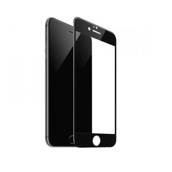3x 3D ochranné tvrzené sklo s rámečkem pro Apple iPhone 8 - černé - 2+1 zdarma
