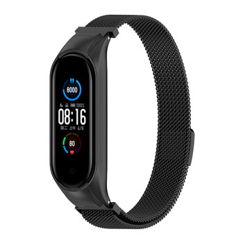 Celokovový řemínek pro chytré hodinky Xiaomi Mi Band 3 - černý