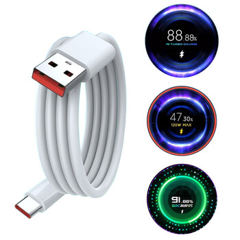 Rychlonabíjecí síťový adaptér 120W s nabíjecím kabelem USB C - bílý