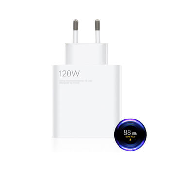 Rychlonabíjecí síťový adaptér 120W s nabíjecím kabelem USB C - bílý