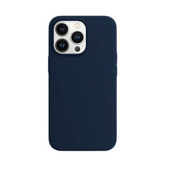 Magnetic Leather MagSafe kožený kryt pro Apple iPhone 12 Pro Max - tmavě modrý