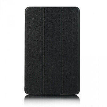 2v1 Smart flip cover + zadní plastový ochranný kryt pro Lenovo TAB P12 - černý