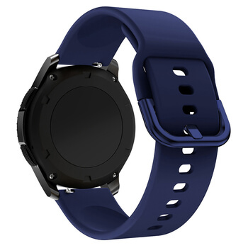 Silikonový řemínek pro chytré hodinky Samsung Galaxy Watch 5 Pro 45 mm - tmavě modrý
