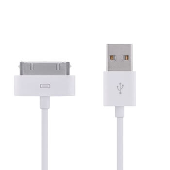 markering Gaan bijwoord USB kabel pro Apple iPhone 4/4s, iPad 1, 2, 3, iPod bílý | Student-eShop