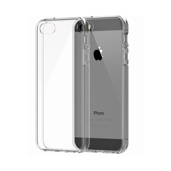 Silikonový obal pro Apple iPhone 5/5S/SE - průhledný