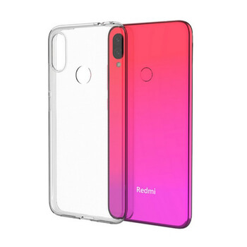 Silikonový obal pro Xiaomi Redmi 7 - průhledný