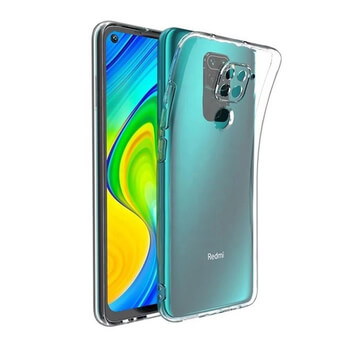 Silikonový obal pro Xiaomi Redmi Note 9 - průhledný