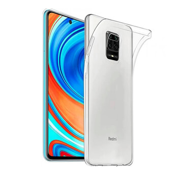 Silikonový obal pro Xiaomi Redmi Note 9 Pro - průhledný