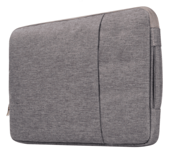 Ochranné pouzdro s kapsou pro Apple MacBook Pro 14" (2023, M3 Pro, M3 ) - šedé