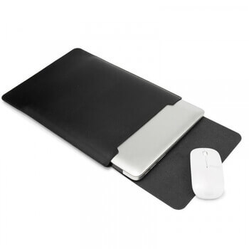 Ochranný kožený obal pro Apple MacBook Pro 14" (2023, M3 Pro, M3 ) - černý