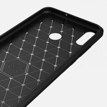 Ochranný silikonový obal karbon pro Honor X7a - černý