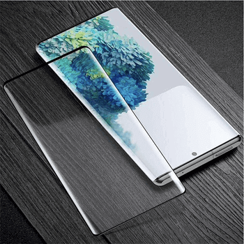 3x 3D ochranné tvrzené sklo s rámečkem pro Samsung Galaxy S24 Ultra 5G - černé - 2+1 zdarma