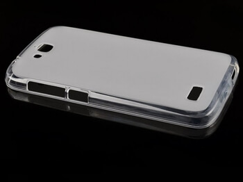 Silikonový mléčný ochranný obal pro Huawei G750 - bílý