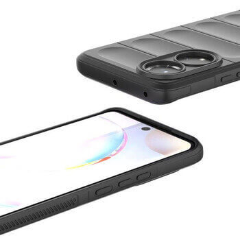 Protiskluzový silikonový ochranný kryt pro Honor 70 Lite - černý