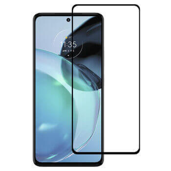 3x 3D ochranné tvrzené sklo s rámečkem pro Motorola Moto G51 - černé - 2+1 zdarma