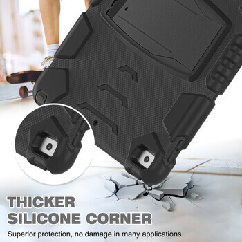 Extra odolný obal s držákem pro Apple iPad 10.2" 2020 (8. generace) - černý