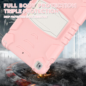 Extra odolný obal s držákem pro Apple iPad 10,9" 2022 (10.generace) - světle růžový