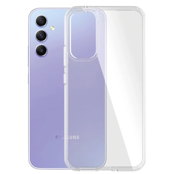 Silikonový obal pro Samsung Galaxy A55 5G - průhledný