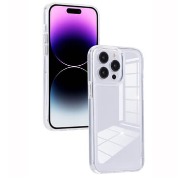 Super odolný ochranný silikonový obal pro Apple iPhone 12 Pro Max - průhledný