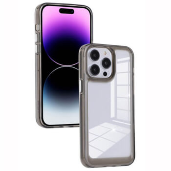 Super odolný ochranný silikonový obal pro Apple iPhone 14 Pro - černý