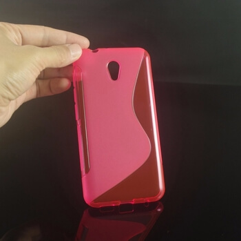 Silikonový ochranný obal S-line pro Vodafone Smart Prime 7 - růžový