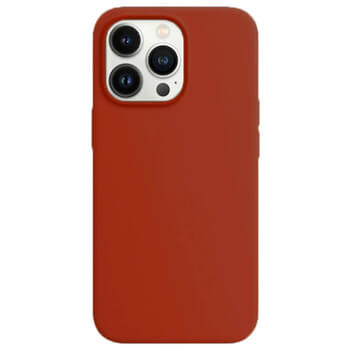Magnetic Leather MagSafe kožený kryt pro Apple iPhone 12 - červený