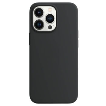 Magnetic Leather MagSafe kožený kryt pro Apple iPhone 14 - černý