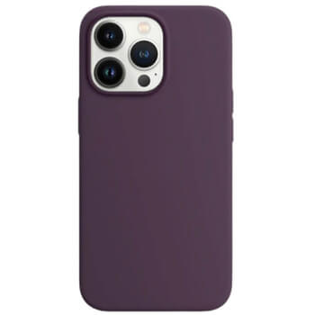 Magnetic Leather MagSafe kožený kryt pro Apple iPhone 14 Plus - fialový