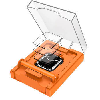 3D ochranná fólie s aplikátorem pro Apple Watch 45 mm (7.série)