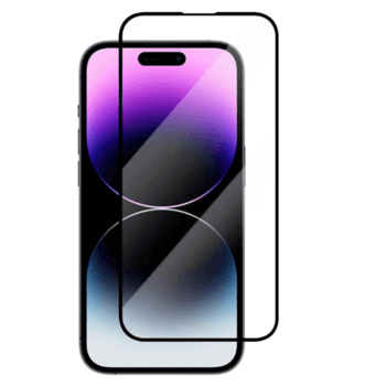 3x 3D ochranné tvrzené sklo s rámečkem pro Apple iPhone 16 - černé - 2+1 zdarma