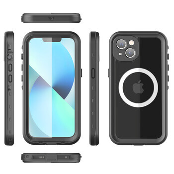 Vodotěsné pouzdro s MagSafe pro iPhone 13 Pro Max - černé