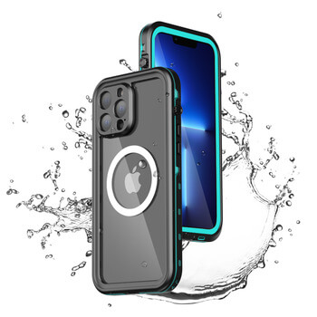 Vodotěsné pouzdro s MagSafe pro iPhone 13 Pro Max - světle modré