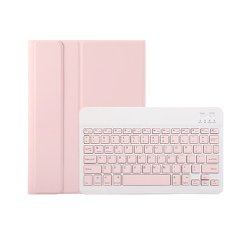 Pouzdro s klávesnicí a držákem na stylus pro Xiaomi Redmi Pad SE 11'' - světle růžové