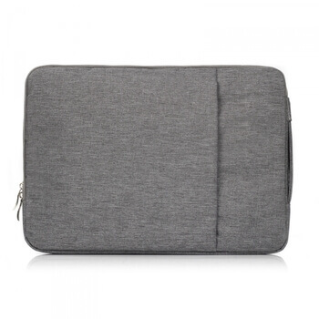 Ochranné pouzdro s kapsou pro Apple MacBook Air 13,6" (2024, M3) - šedé