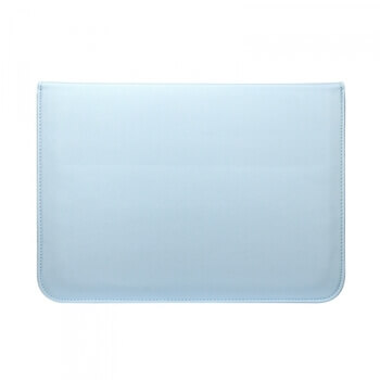 2v1 Pouzdro s magnetem a stojánkem z ekokůže pro Apple MacBook Air 13,6" (2024, M3) - světle modré