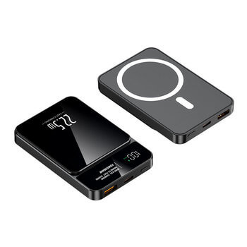 Powerbanka s Magsafe a displejem 10000 mAh - černá