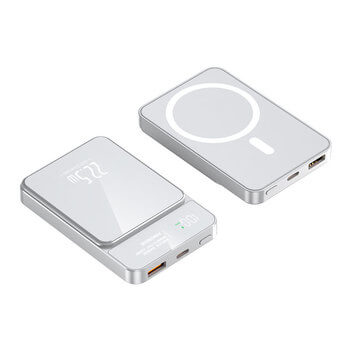 Powerbanka s Magsafe a displejem 10000 mAh - bílá